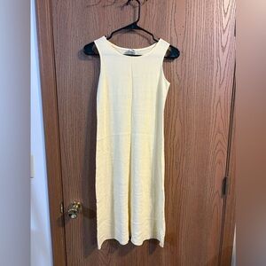 Vintage California Concepts Butter Yellow Summer Dress Made in the USA